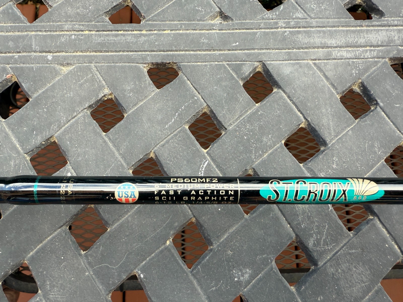 St. Croix Premier PS60MF2, 6’0″, Medium, Fast, 6-12lb, 1/4-5/8oz, Spinning Rod