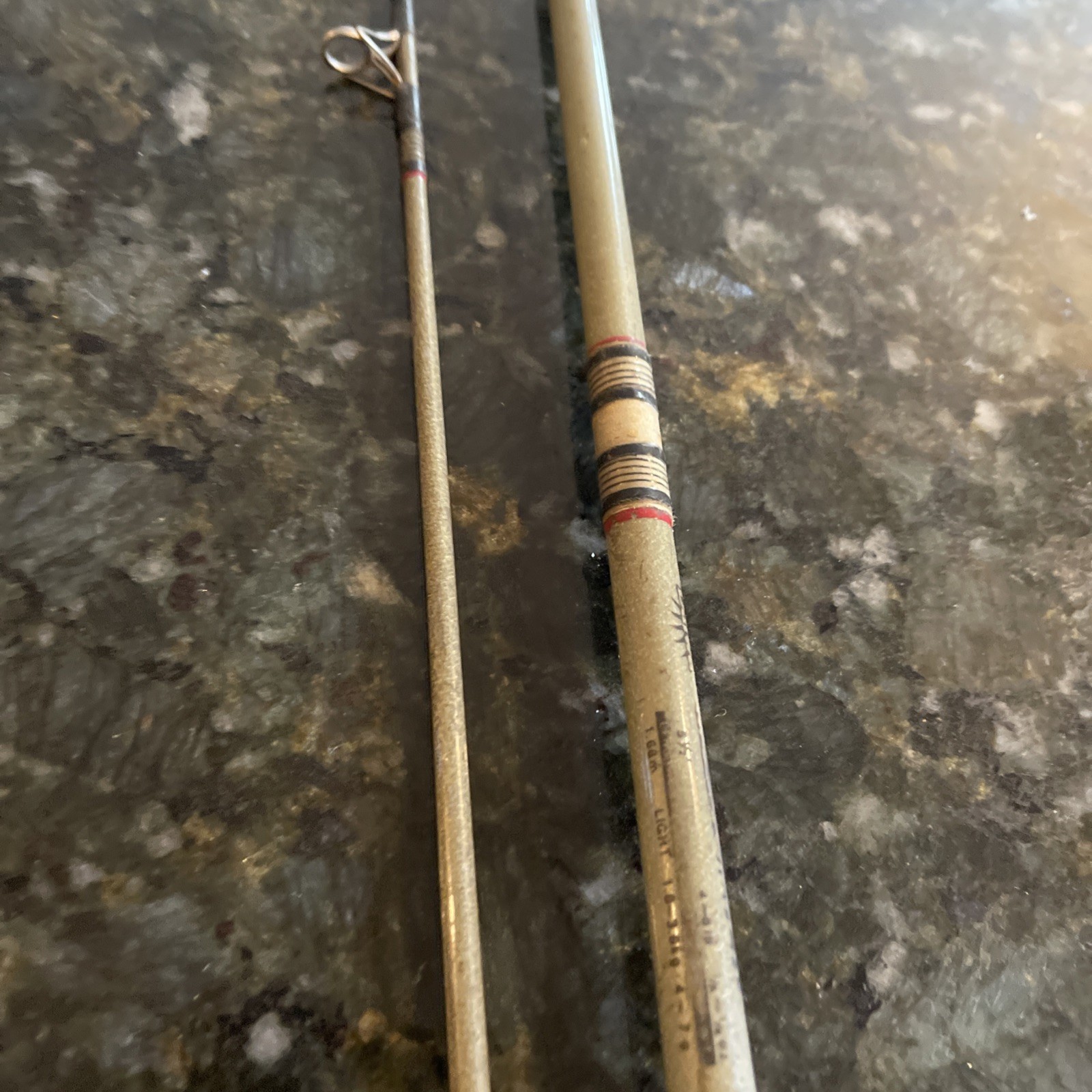 Daiwa 6310 rod Spinning Rod Light Action Vtg 2 Pc Foam Handle