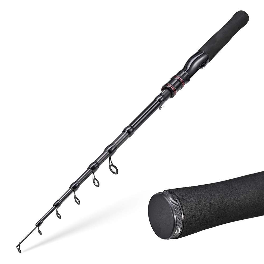 Telescopic Fishing Rod for Various Conditions Carbon Fiber Construction
