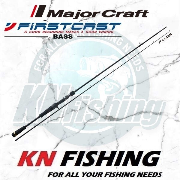 MAJOR CRAFT FCC-632M FIRSTCAST BASS Spinning Rod 1.92m 1/4-3/4oz 7-21gr