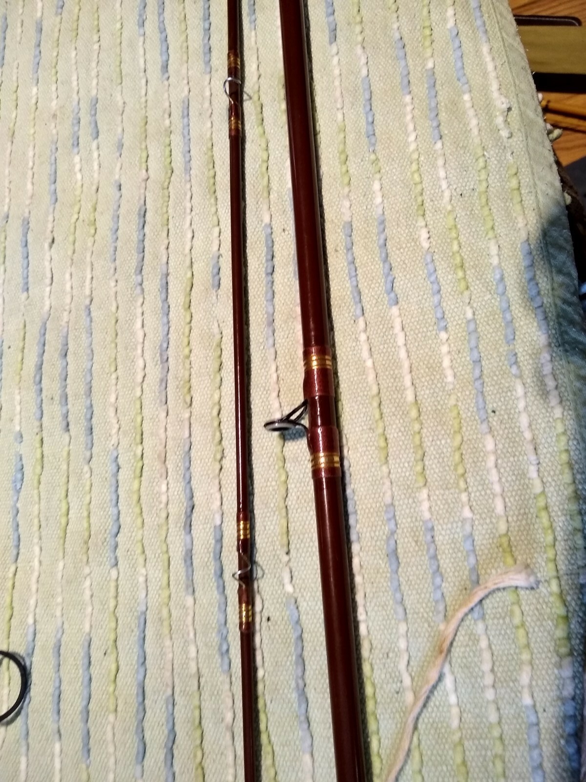 Vintage FeatherWeight 9′ Two Prices Fly Fishing Rod w/ sock near mint