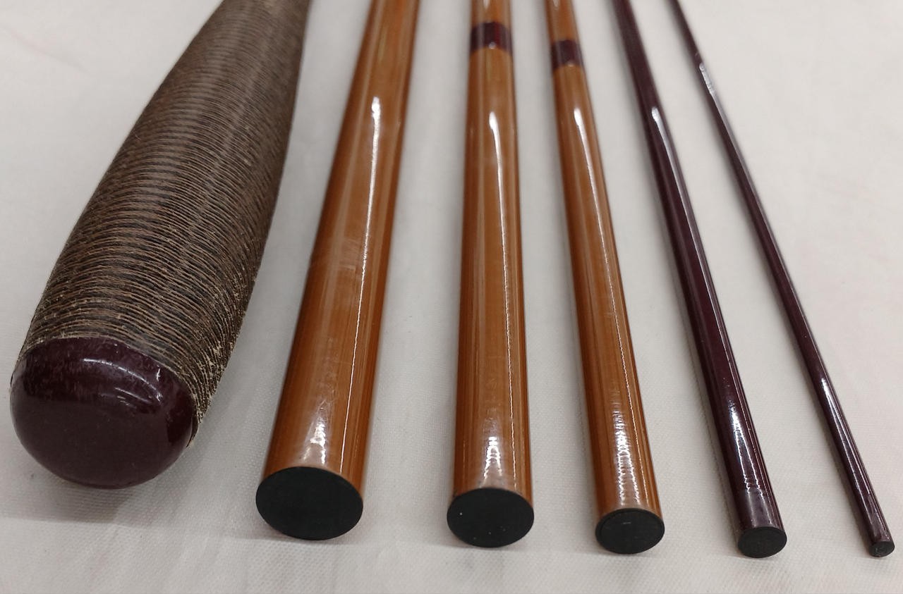 Daiwa Tenmine Hard Tone Spatula Rod 18 Shaku Fishing Pole, 6 Sections