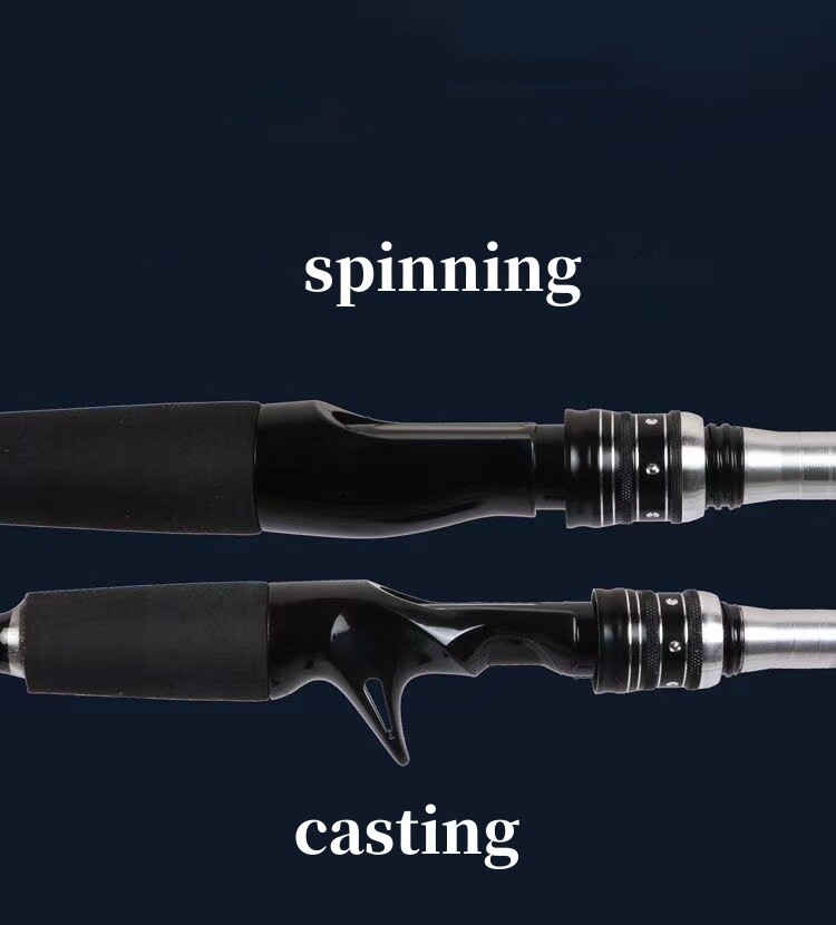 Carbon Fiber Fishing Rods 1.65m 1.8m Spinning/Casting Fishing Pole Fast Action