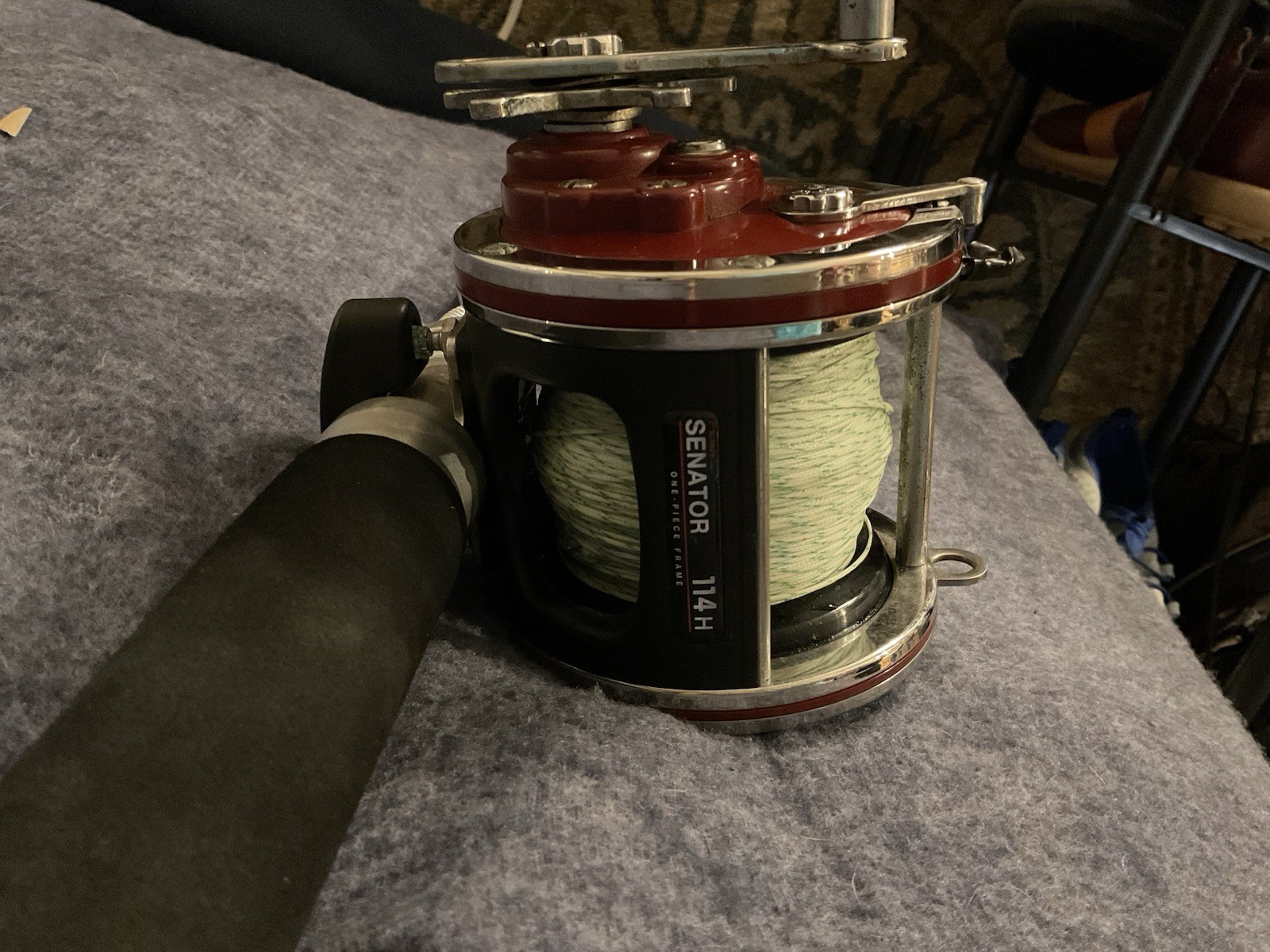 Custom Tournament Rod By “Lott Bros” Pro Anglers 3’ 5” W/ Penn Senator 114H1