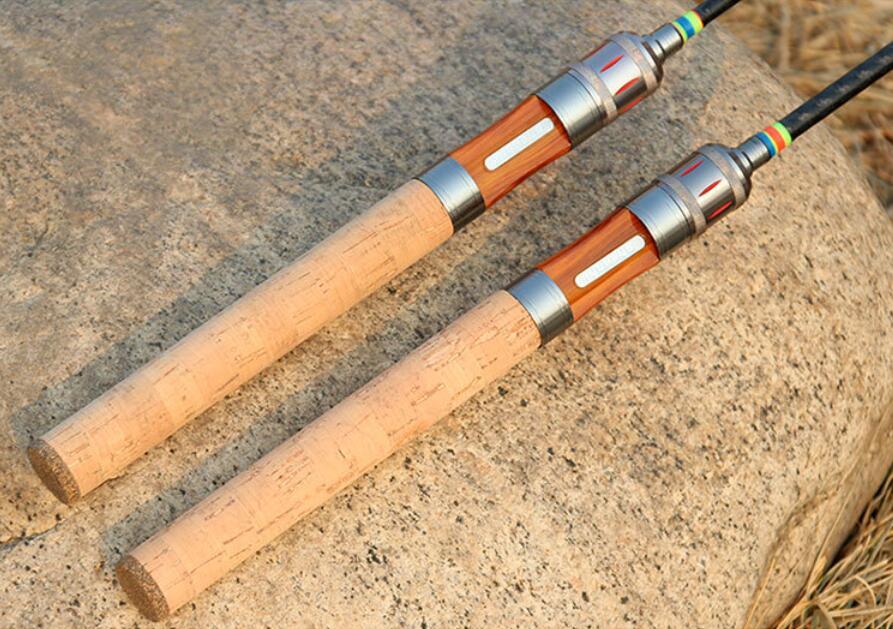 Trout Fishing Rod 1.68m 1.8m Portable Ultra Light Solid Tip Carbon Spinning Pole