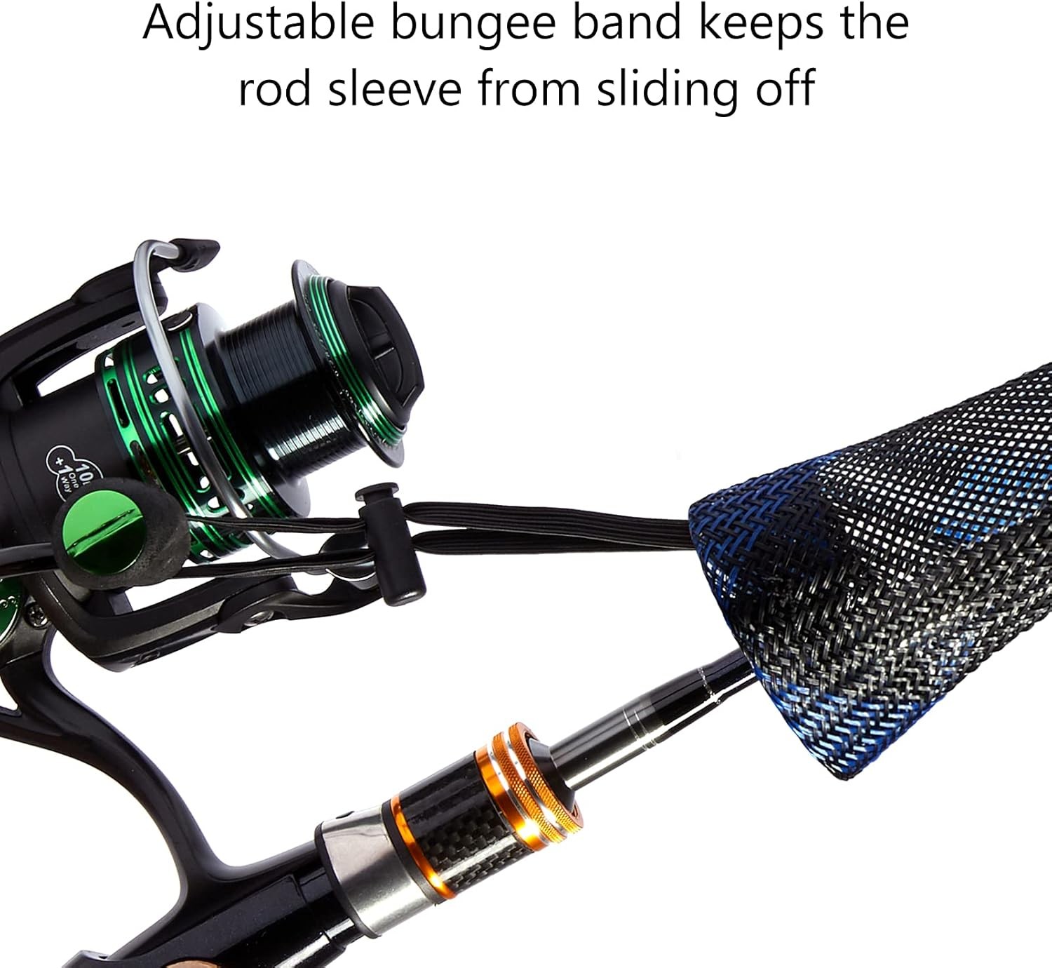 BASSDASH Casting For Rod up to 7-1/2 ft, Black & Blue – 2pcs