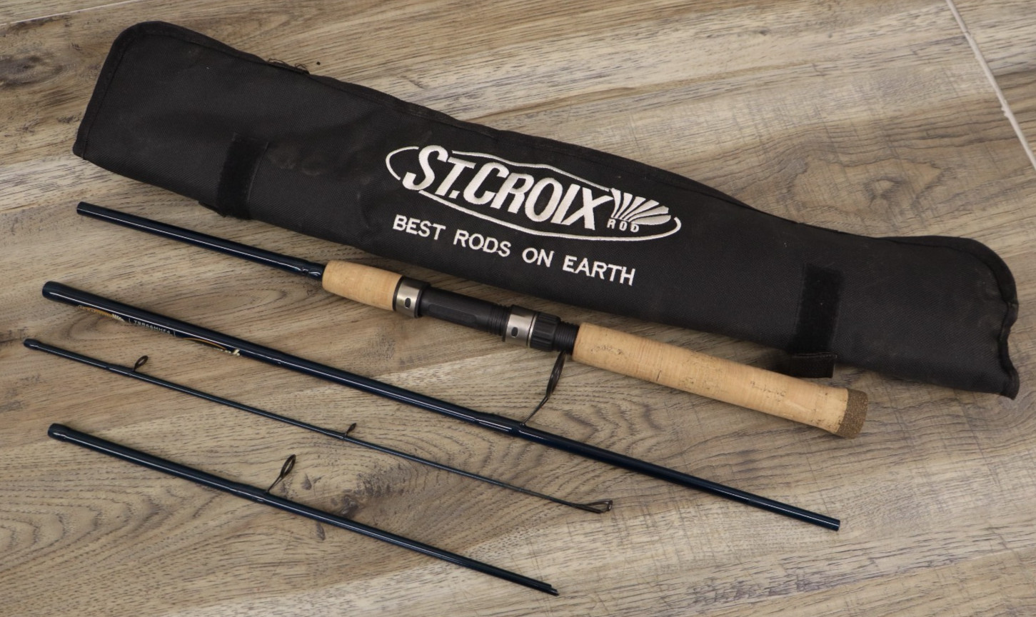 Triumph Travel Spinning Rod, 6’6″ (TSR66MHF4) (3RD SECTION BROKEN READ)