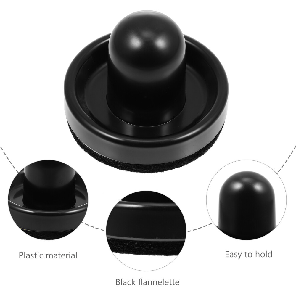 1 Set Game Supplies Air Hockey Table Pushers Air Hockey Accessories Black