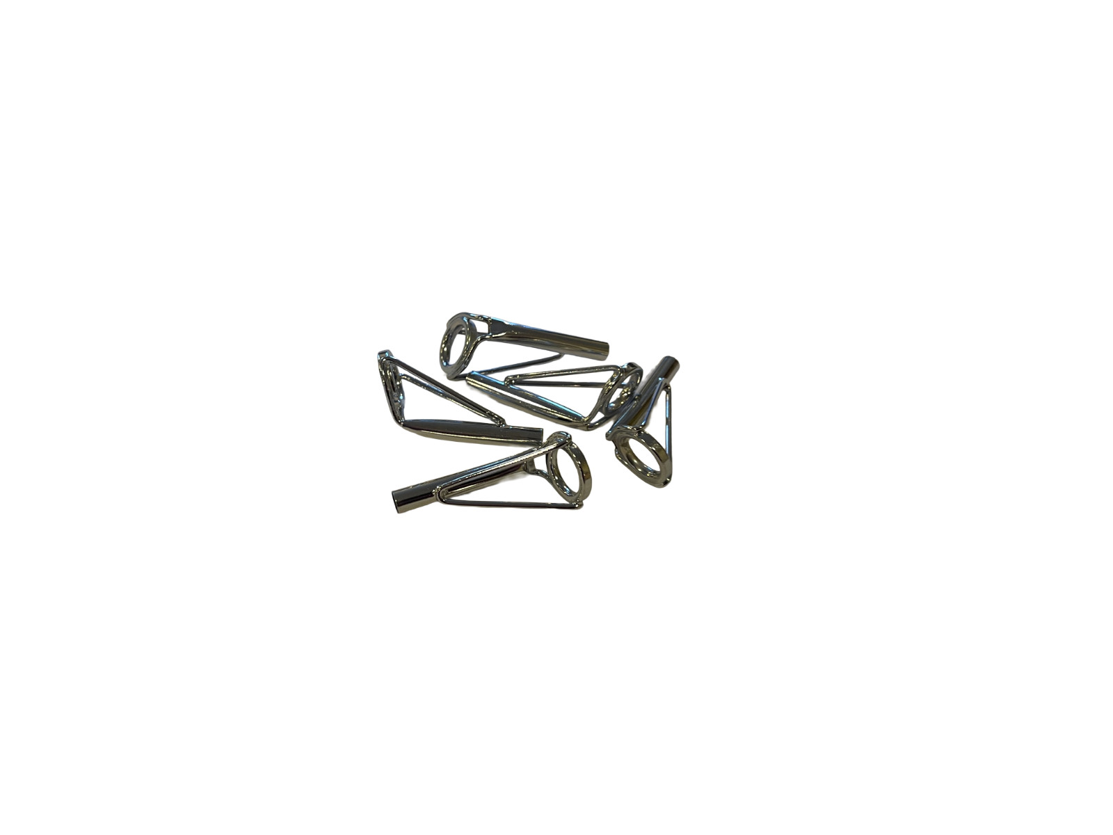 Rod Building Guide Set 9 Pack, Double Foot, Silver or Black Very Durable