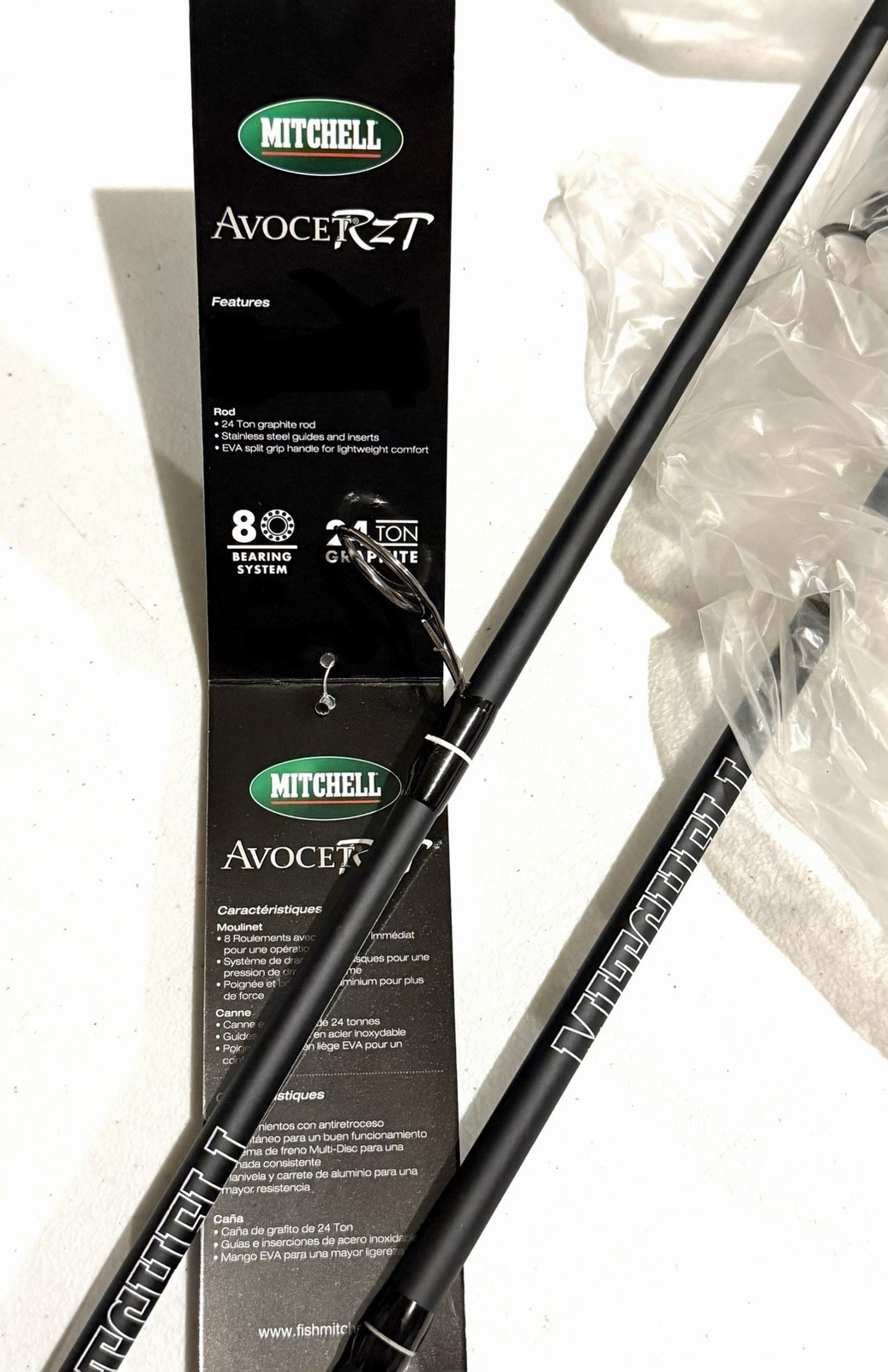 LOT of 2 – 🔥 Mitchell Avocet RTZ Spinning Rods – Freshwater Fishing 🎣