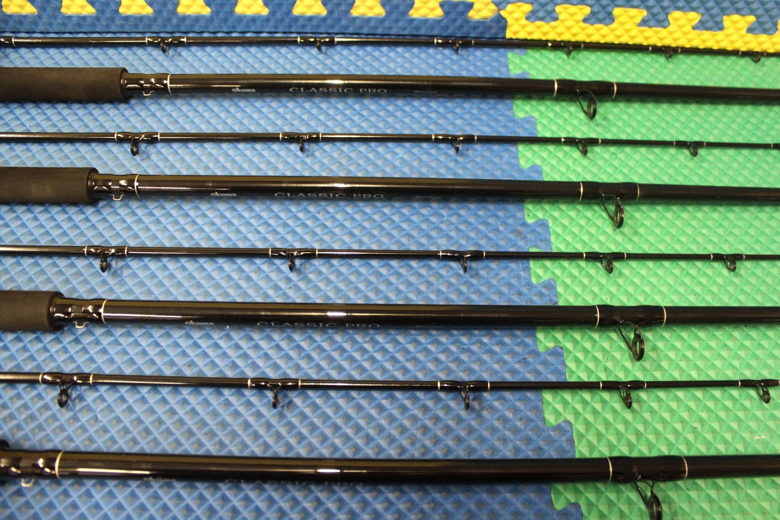 Okuma Black Classic Pro 9′ 0″ Mooching Rod CPM-90M 4-Pack!