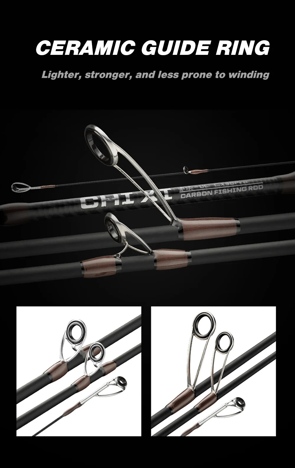 Lure Fishing Rod 1.39m 1.55m 1.68m 1.8m Ultralight Carbon Spinning Travel Rod