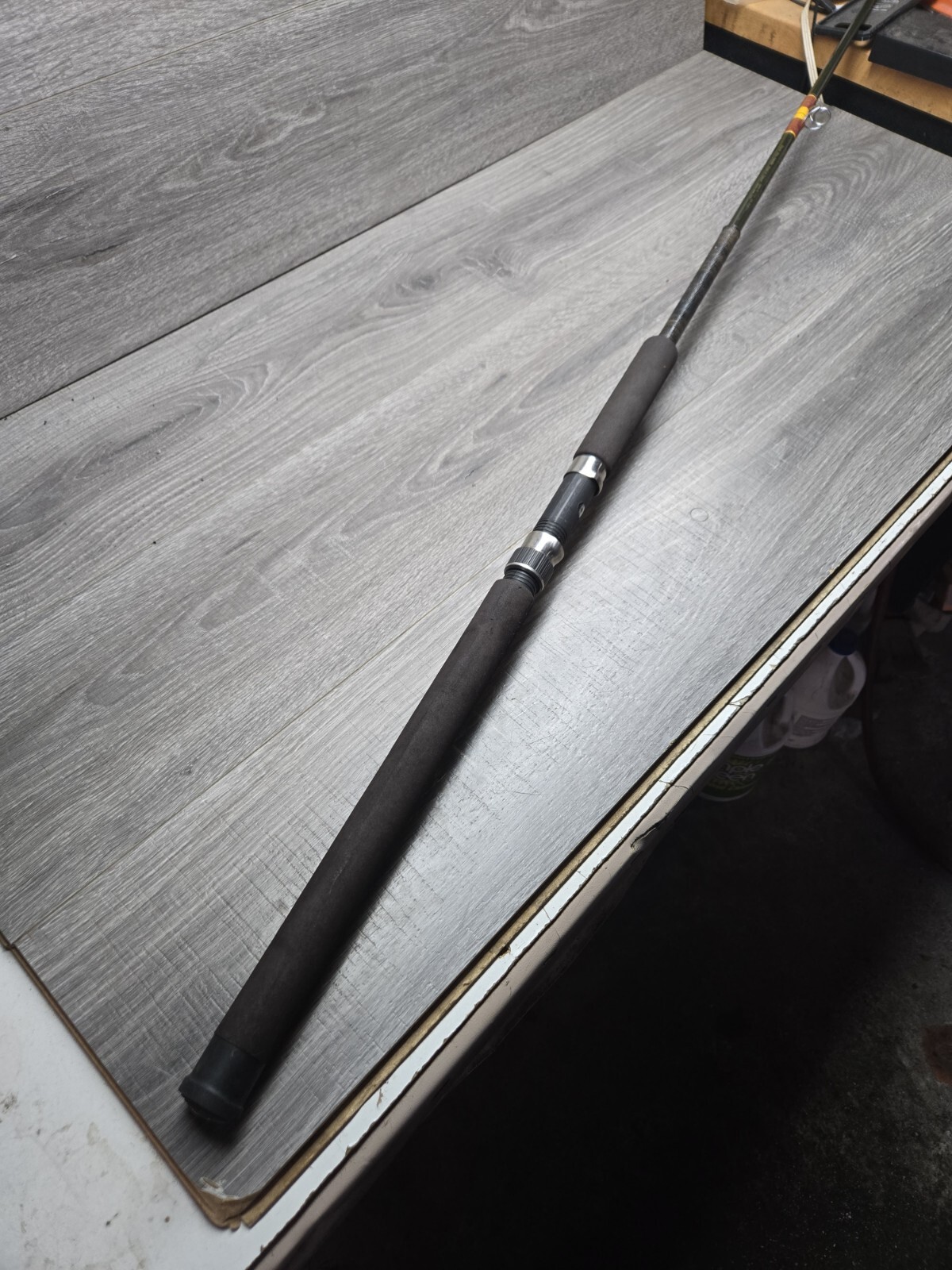 Vtg 7′ Fishing Rod 16-30 Lb Line Daiwa Beefstick B123 1 Piece