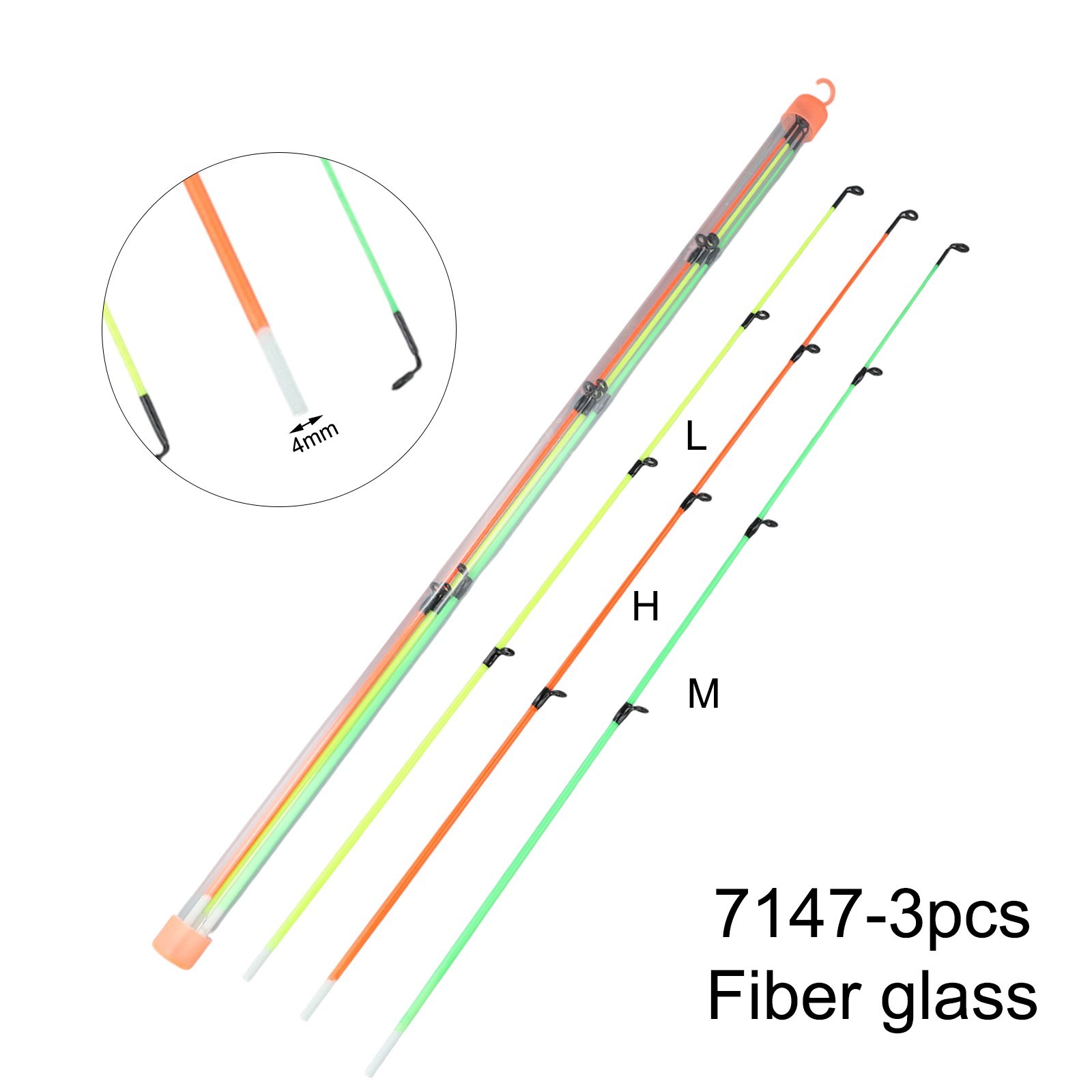 Fishing Tool Fiber Glass Top Tip MLH 50120g Feeder Carp Rod Fishing Accessories
