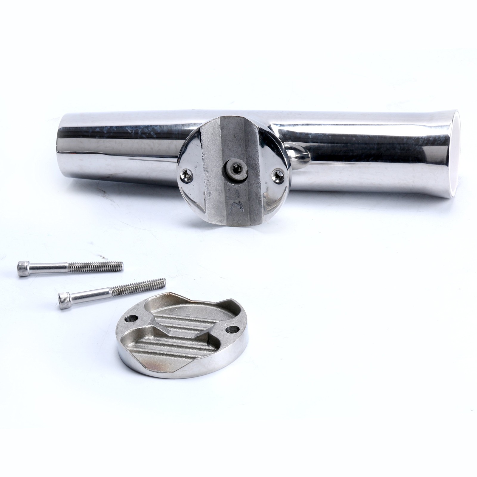 Amarine Made 4 Pcs Fishing Rod Holder Stainless Tournament Style Clamp On Rod