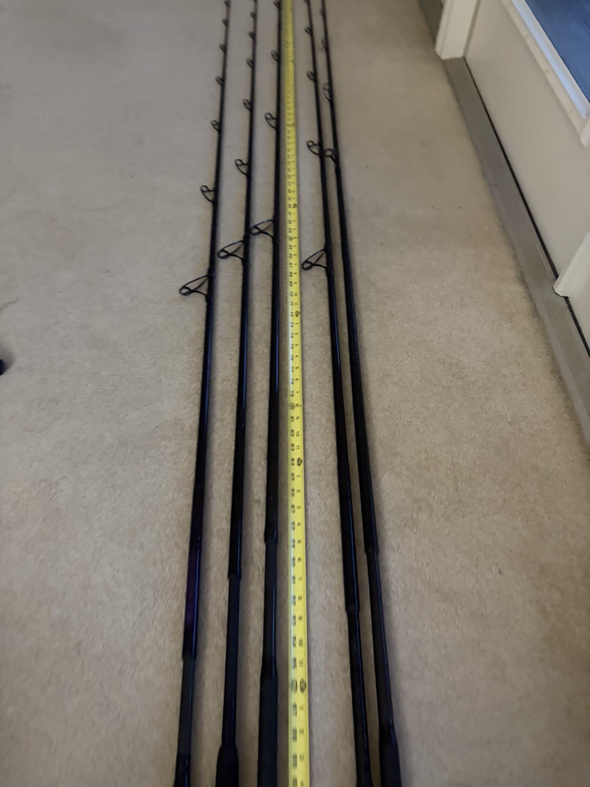 Lot Of 5 Spinning Surf Rods