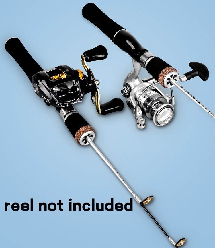Ice Fishing Rod Carbon Fiber Fast Action Casting Spinning Travel Rod Carp 55cm