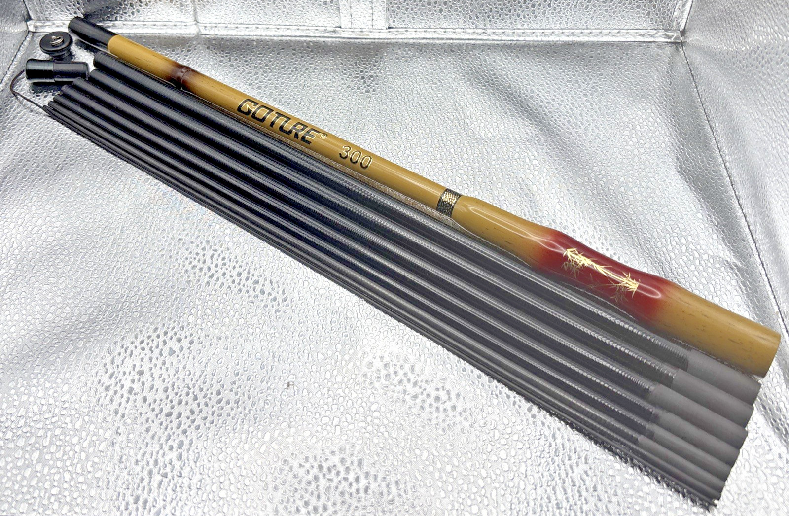 Goture 300 Tenkara Keiryu Fly Rod 3M 9ft Telescopic Carbon Fishing Pole w/Sock