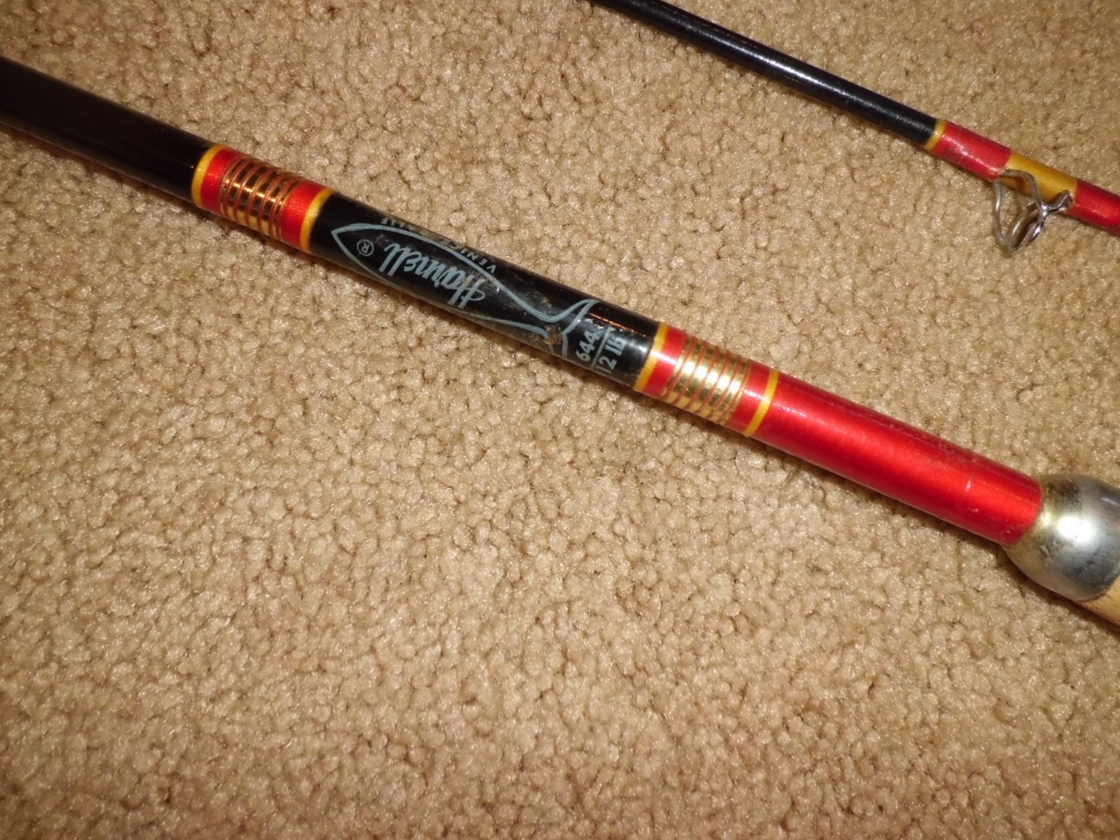 Vintage HARNELL 644 Spinning 8′ Rod made in USA- 12 lb