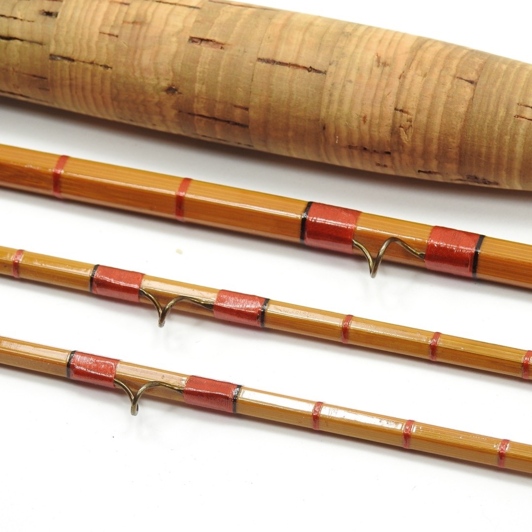F.E. Thomas Special “Wet Fly” Bamboo Fly Fishing Rod. 9’ 6”. W/ Tube & Sock.