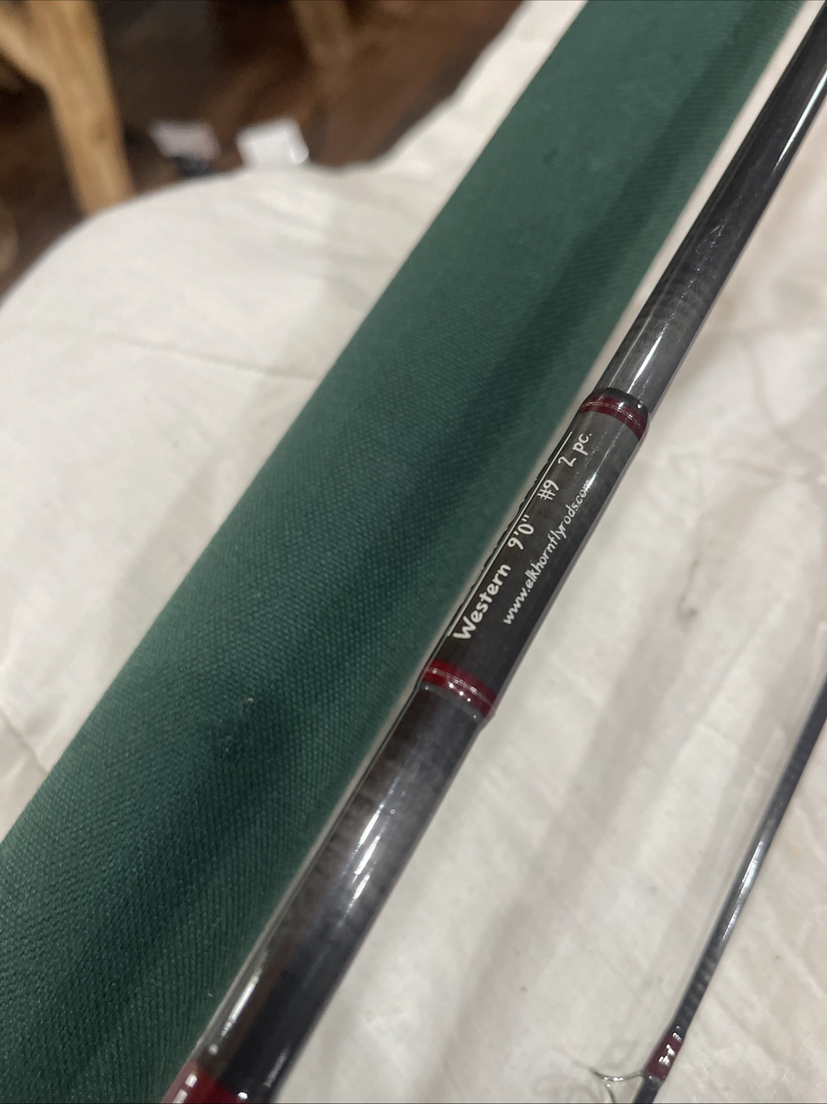 Elkhorn Western Fly Rod 9ft 9wt 2 Piece with Hard Travel Tube