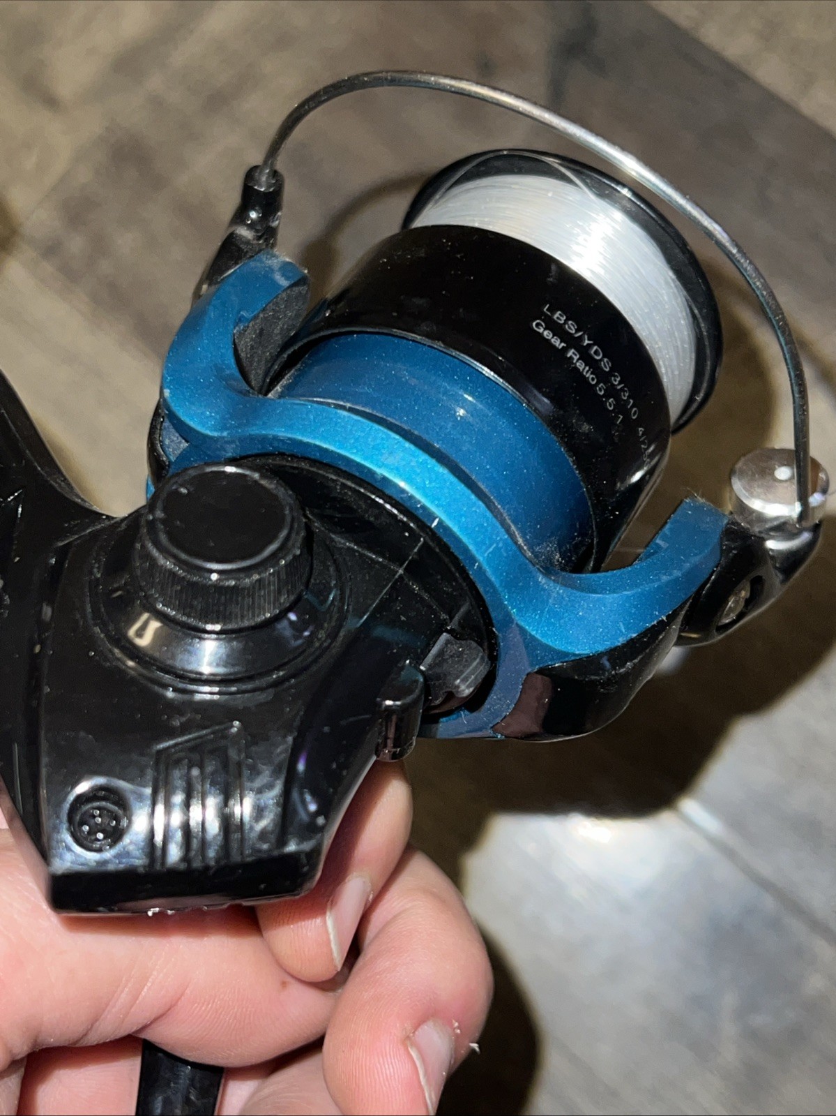 Eagle Claw Teal 5.5:1 Spinning Reel 1 Ball Bearing