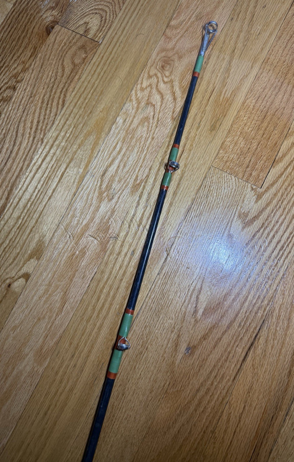 7′ Graphite Casting Rod 1pc All Saltwater Cork Handle Black/Brown/Green(P/U)