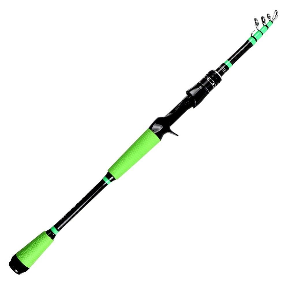 Medium Heavy Telescopic Fishing Rod Portable Compact for Bass Pike 18m