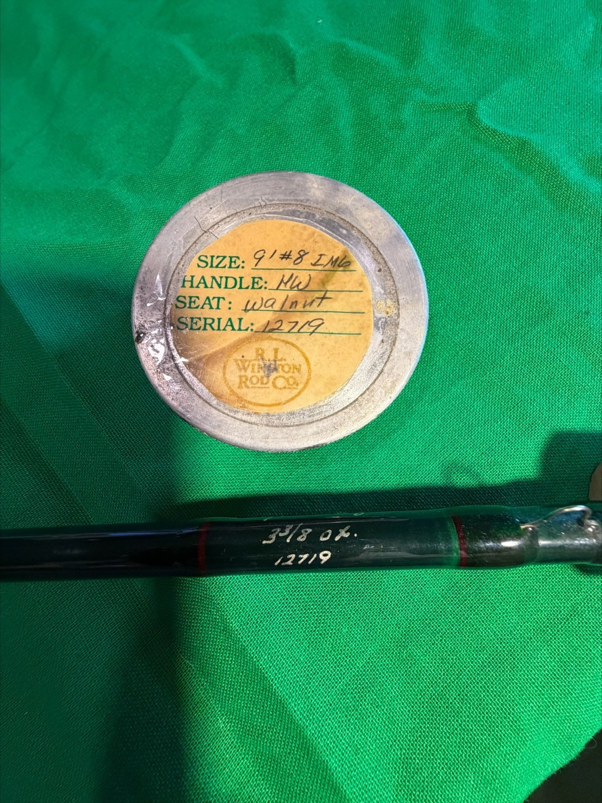 R.L. Winston IM6 9′ 8wt 3 3/8oz 2 Pc Fly Rod – Near Mint! #12719