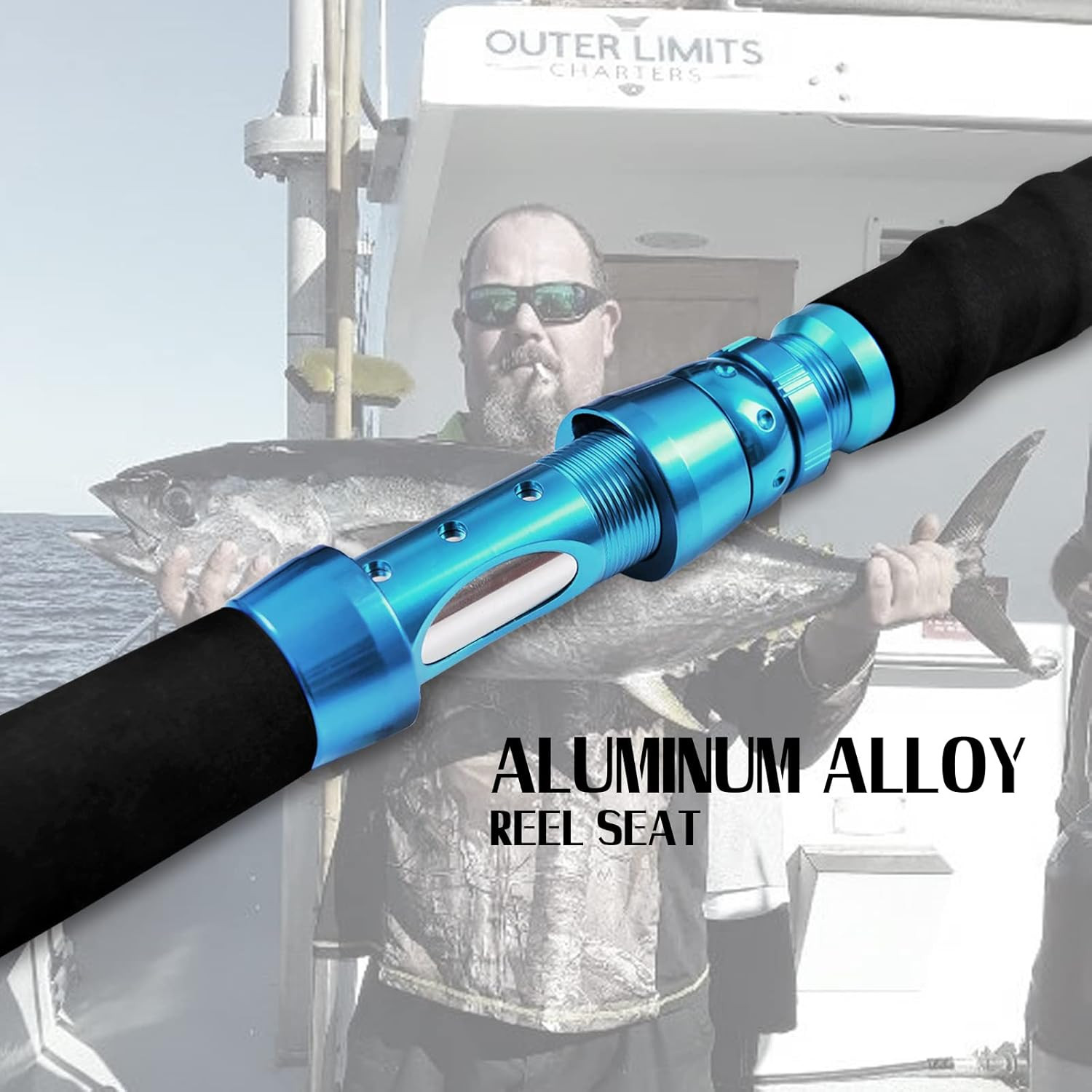 Saltwater Graphite Jig Jigging Spinning Fishing Rod Deep Sea Jig Pole