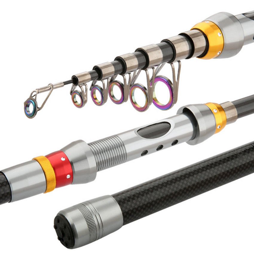 1.8-3.6M Telescopic Fishing Rod High Carbon Fiber Spinning Carp Feeder Bait