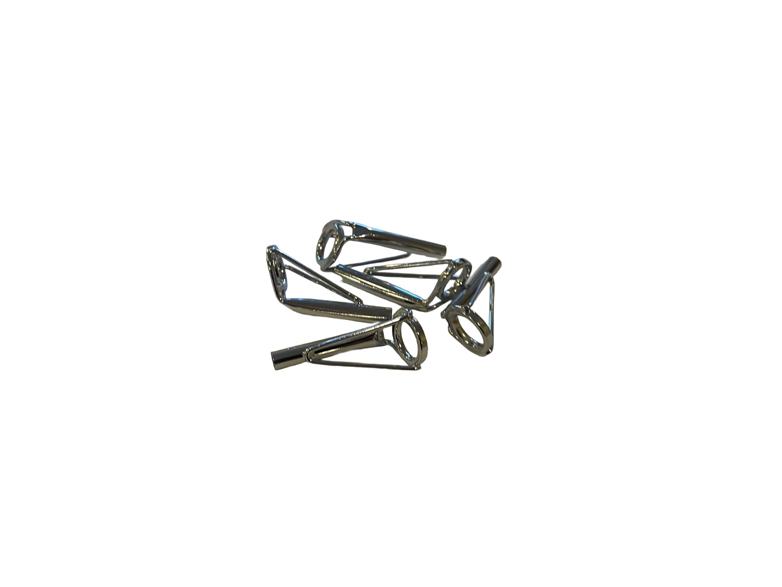 Rod Building Guide Set 9 Pack, Double Foot, Silver or Black Very Durable