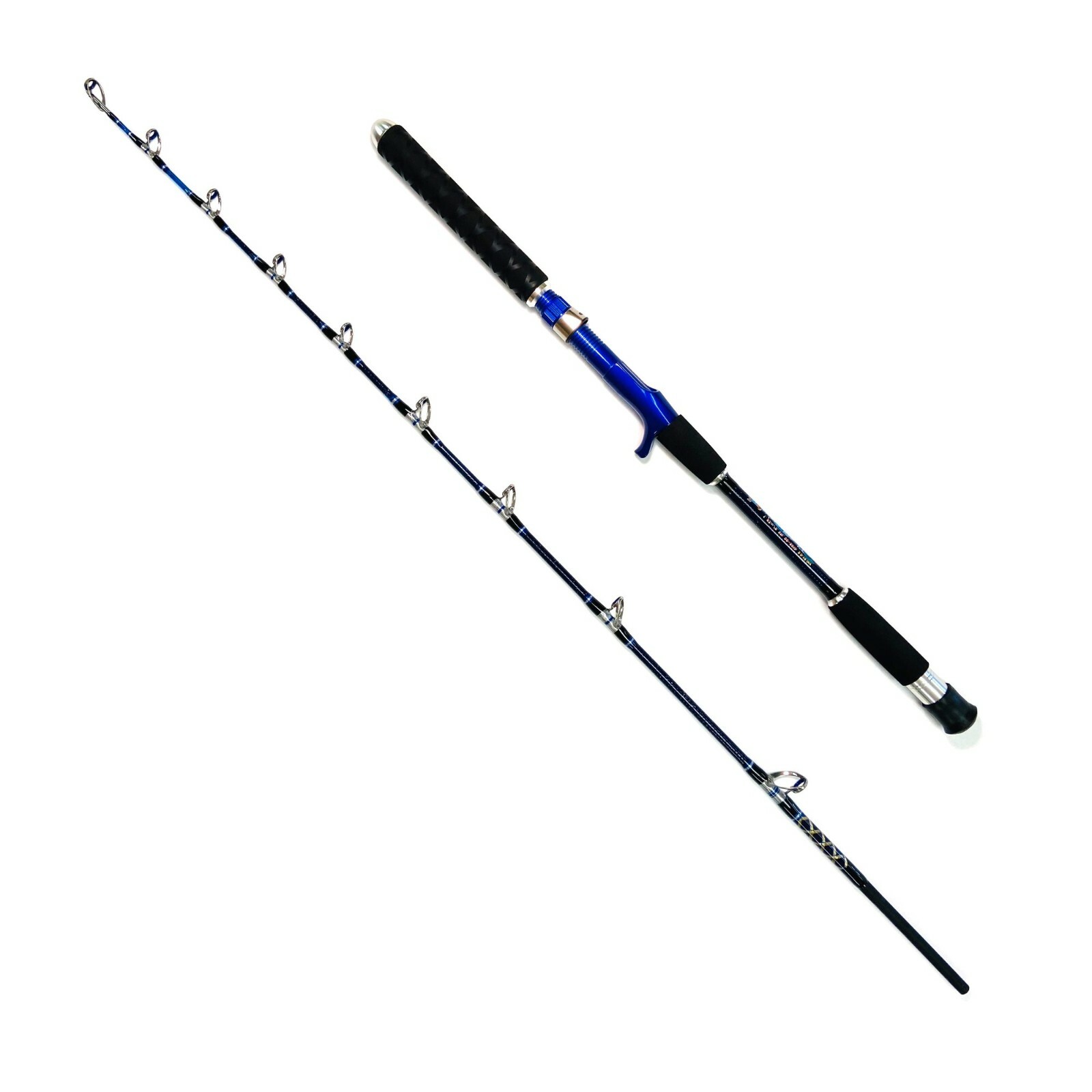 EatMyTackle Pro Jigging Saltwater Fishing Rod | 30-50 lb. Fast Action