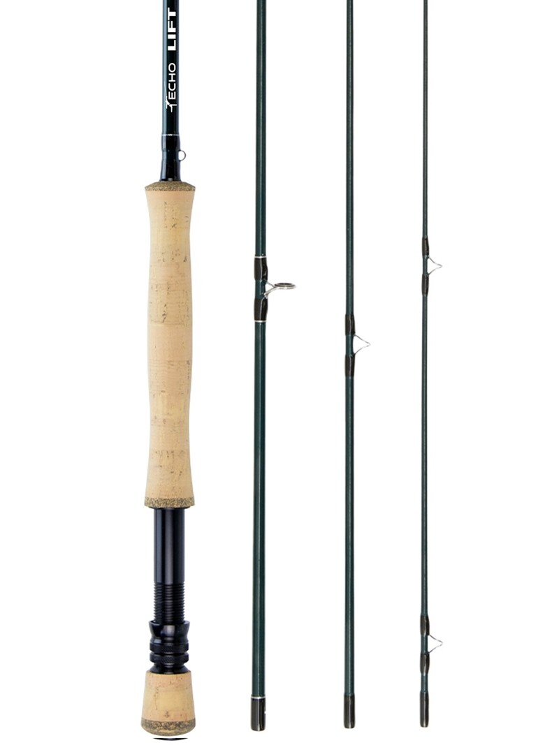 ECHO LIFT 790-4 9′ #7 WEIGHT 4 PIECE FLY ROD–NEW, FREE SHIPPING