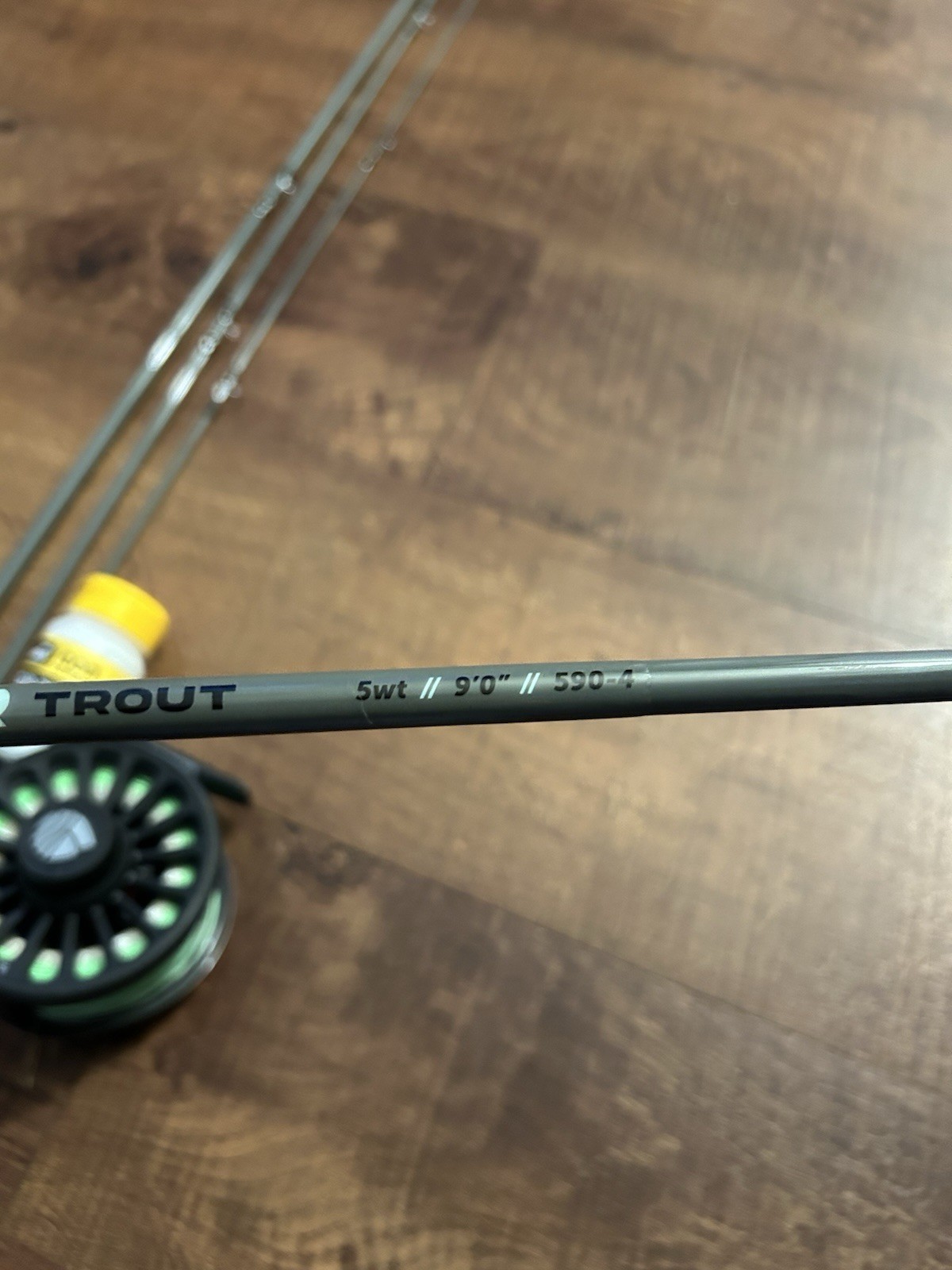 REDINGTON WRANGLER TROUT 9′ WITH FLY REEL and CASE-5WT- Fly Fishing