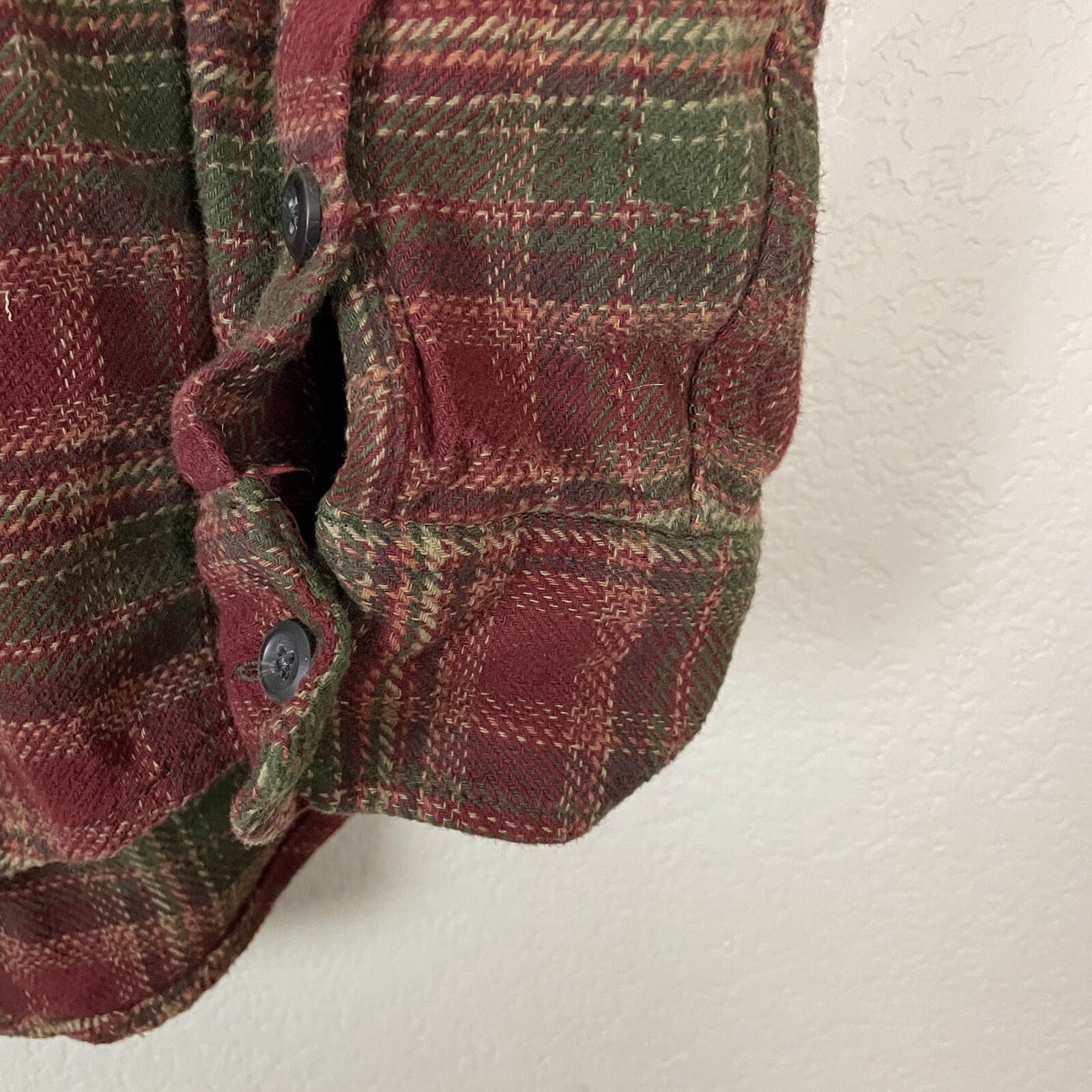 Orvis Plaid Flannel Shirt Mens Size Medium