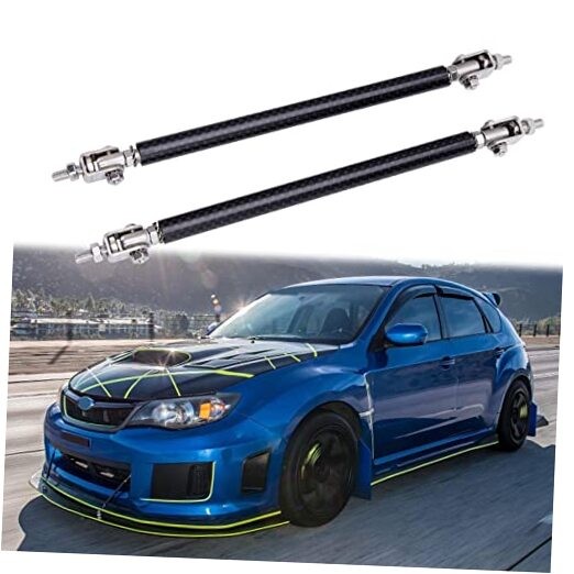 2PCS Adjustable Splitter Strut Rods, 8″-13″ Front Lip Strut Rod 10″-13″ Carbon