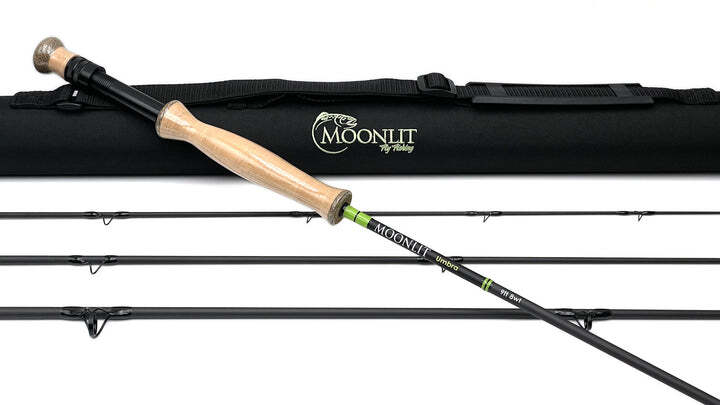 Moonlit Umbra Graphite 9′ 9wt Fly Rod (Premium Performance ) Adaptive Fast