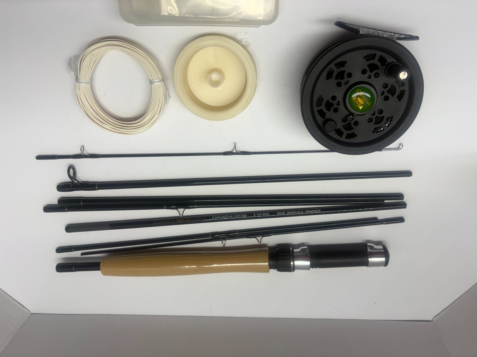 Crystal River Fly Rod Executive Series Travel Kit Set 4/5 8 Pcs Rod