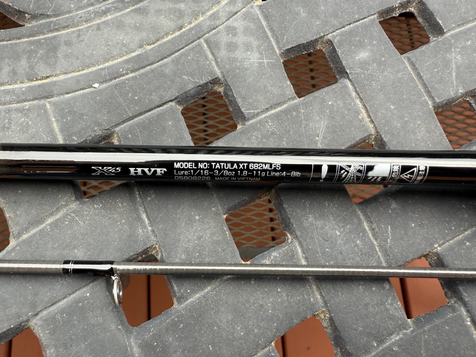 Daiwa Tatula XT 682MLFS, 6’8″, Med Light, Fast, 4-8lb, 1/16-3/8oz, Spinning, 2ps