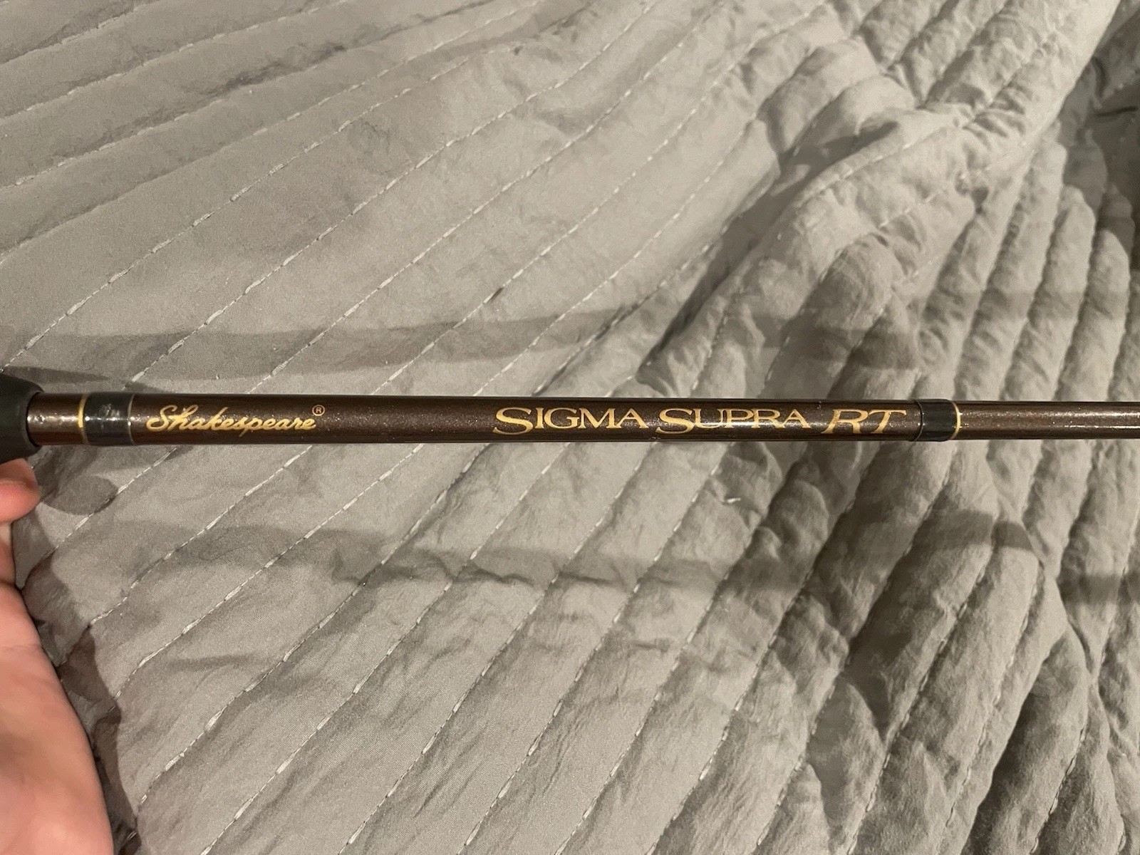 Shakespeare Sigma Supra RT Spinning Fishing Rod, 6 Guides, Brown, Quality Design