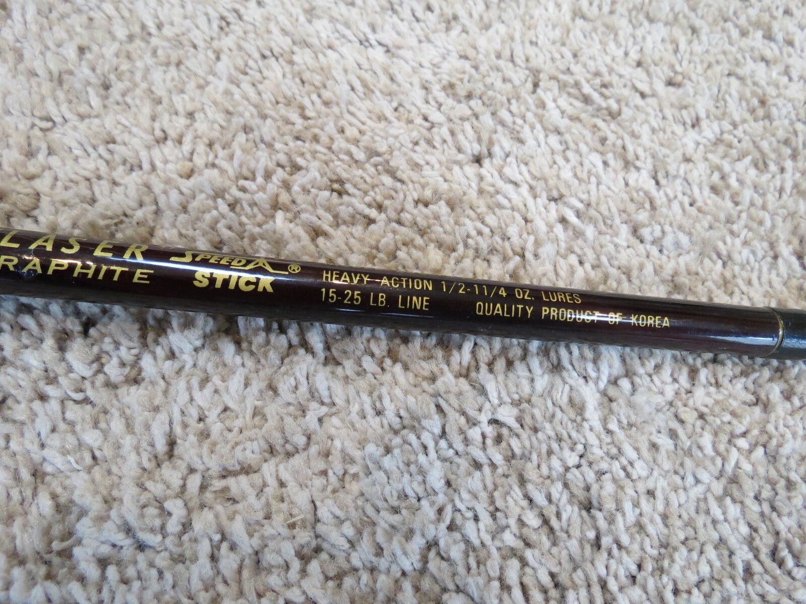 Lews Laser Graphite Hump Back Musky fishing rod (lot#14464)