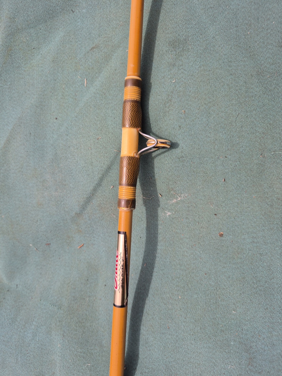 Rare VINTAGE BRULE ARISTOCRAT 6′ 3″ Fishing Rod Plano Case Wisconsin Made