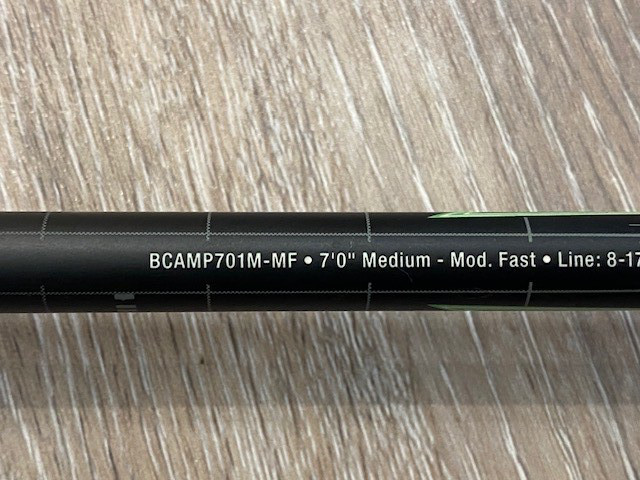 Berkley Amp BCAMP701M-MF 1Pc 7′ Med-Mod. Fast 8-17 lb Line Casting Rod