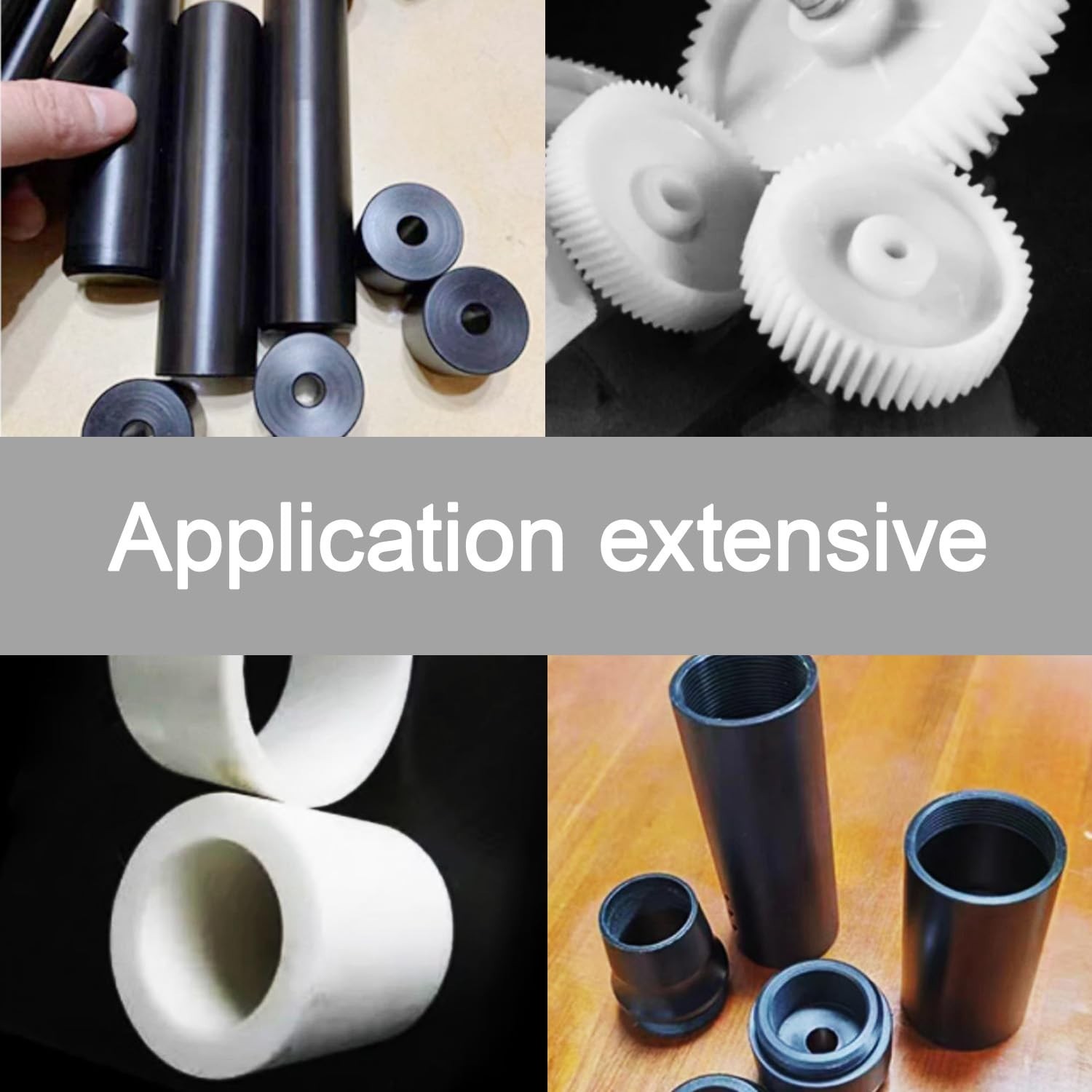 Round Acetal Copolymer Rod 2×13 Inch POM Machinable Wear-Resistant