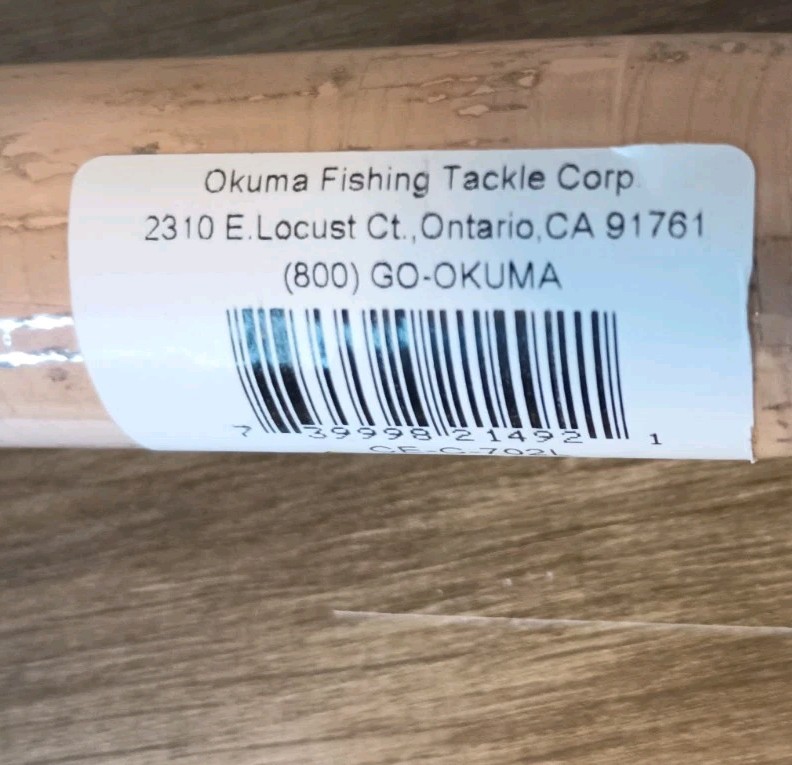 New Okuma Celilo Kokanee Pro Fishing Spinning Rod 7′ 2 Pc CE-C-702L 4-10lb