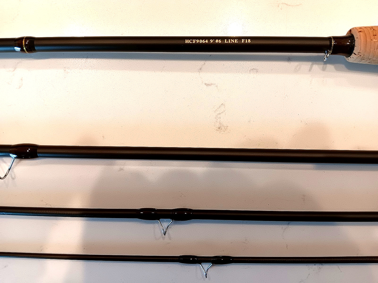 9′ 5 wt. White River Hobbs Creek fly rod/reel/combined travel case/tube..EX.
