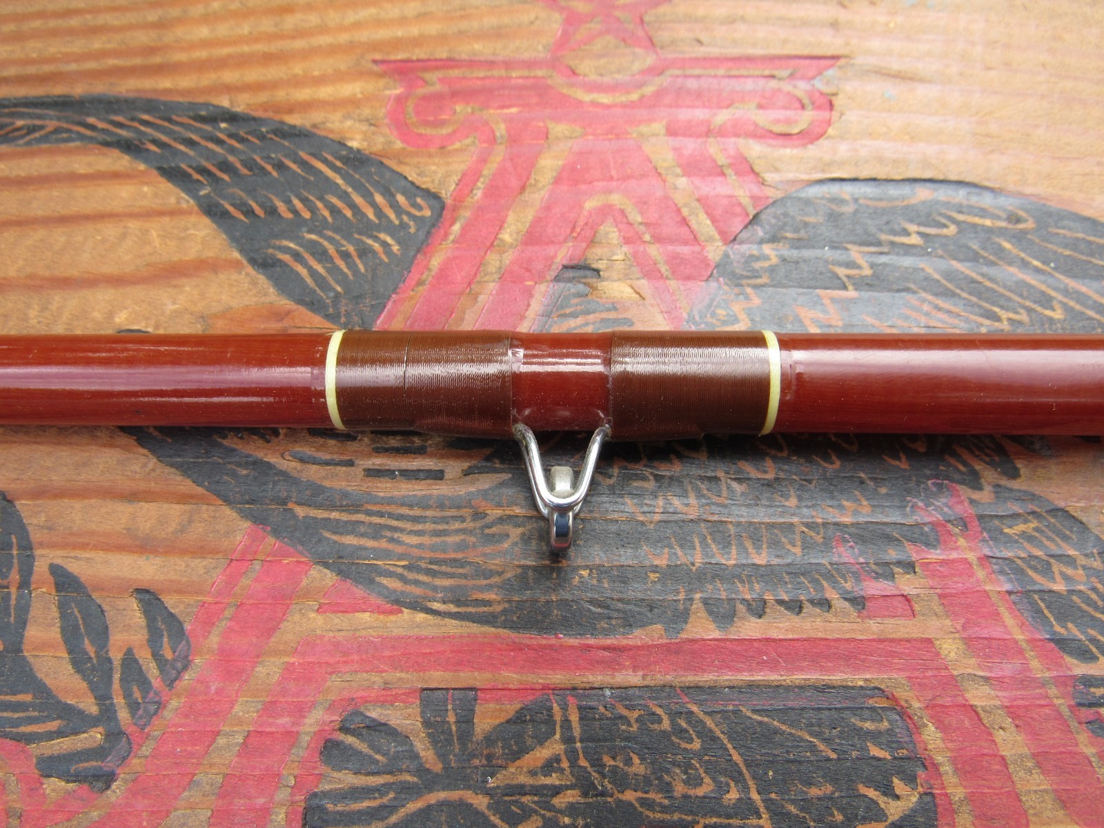 Vintage Fenwick FF85 Feralite 8″6″ Fly Rod USA Made Fiberglass 7-8-9 Excellent