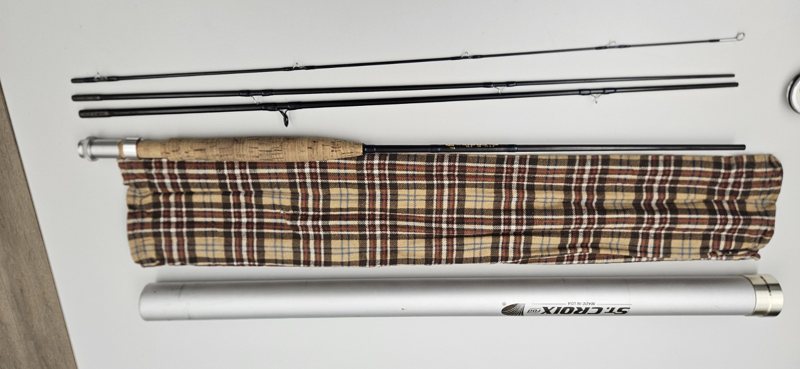 St Ctoix PTF-8045 Fly Rod 8′ 4/5 Weight Customized for Mr Eads by Curt Osuga