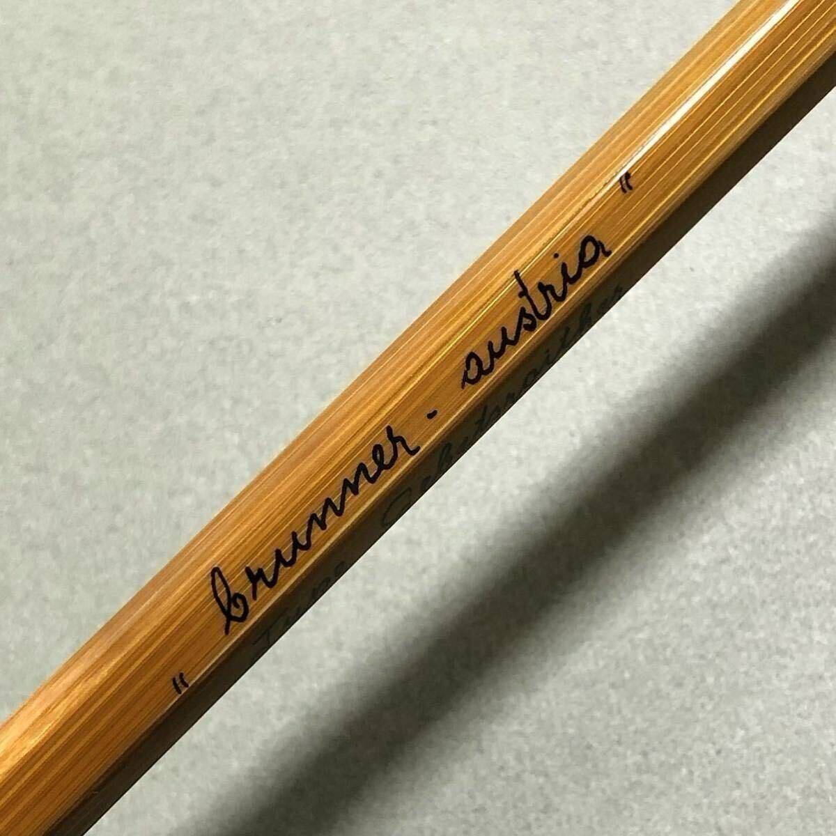 Walter Brunner & Hans Gebetsroither 6′ 11″ #5 Bamboo Rod Walter Brunner